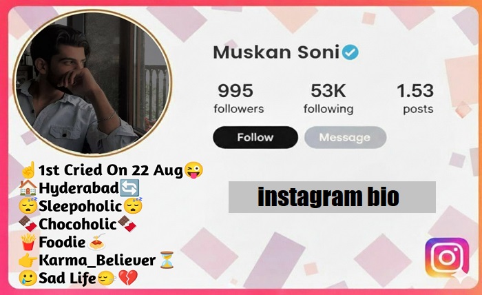 instagram bio