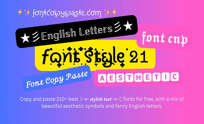 copy and paste fonts