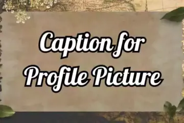 Caption for Profile Picture