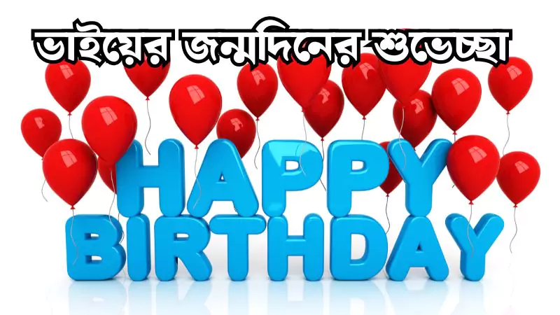 ভাইয়ের জন্মদিনের শুভেচ্ছা