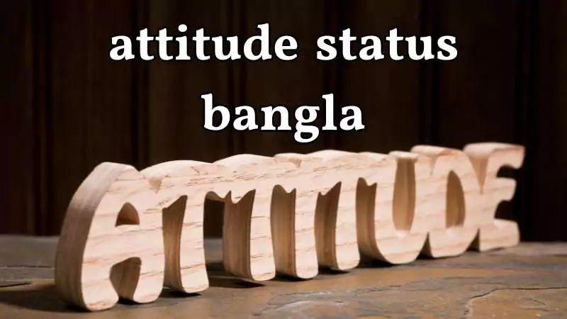 attitude status bangla