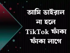 টিকটক স্ট্যাটাস লেখা