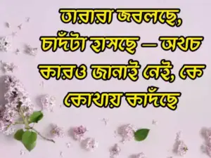 আকাশ নিয়ে স্ট্যাটাস