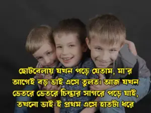 ভাই নিয়ে স্ট্যাটাস
