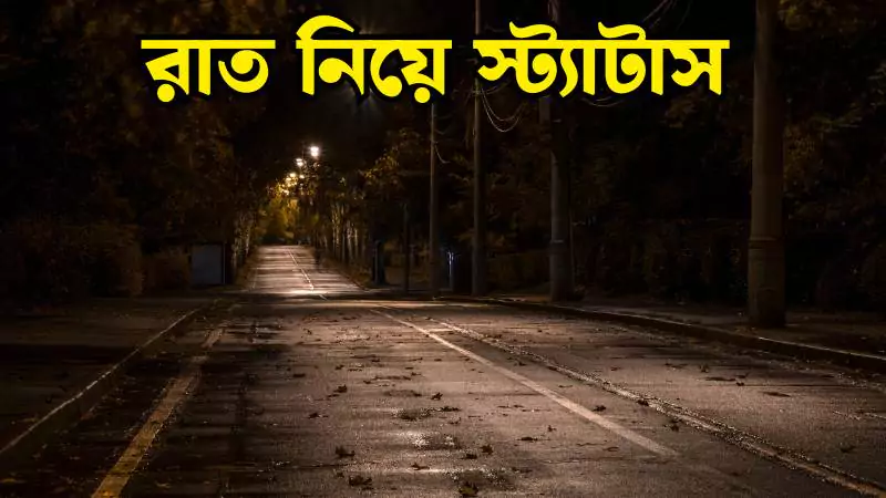 রাত নিয়ে স্ট্যাটাস