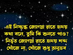 রাত নিয়ে স্ট্যাটাস