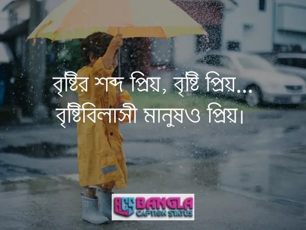 বৃষ্টি নিয়ে ক্যাপশন 