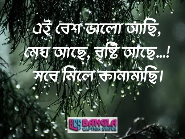  বৃষ্টি নিয়ে ক্যাপশন 